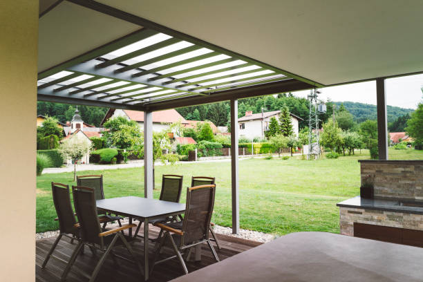 istock Beautiful terrace in Europe 840278446