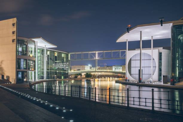 istock paul loebbe building at night with spree river 840292100