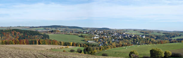 istock Panorama of the Erzgebirge, Germany 840292940