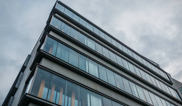 istock low angle view of finance building 840294048