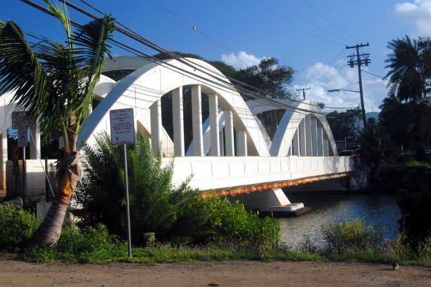 istock Rainbow Bridge in Haleiwa, Oahu, Hawaii 840310864