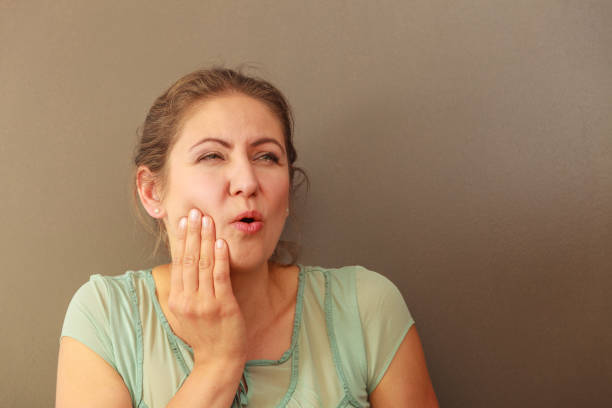 istock Woman feel pain ache 840313270