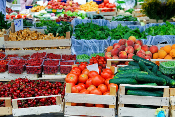 istock Farmers market place 840319694