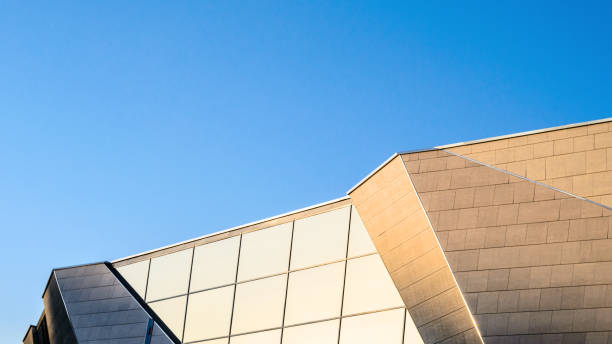 istock Element of the facade of a modern building 840332350