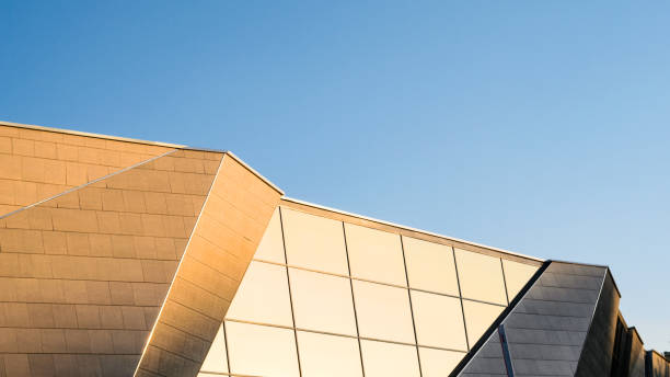istock Element of the facade of a modern building 840332366