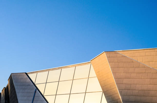 istock Element of the facade of a modern building 840332376