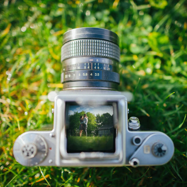istock photo of  couple hugging on camera screen 840341390