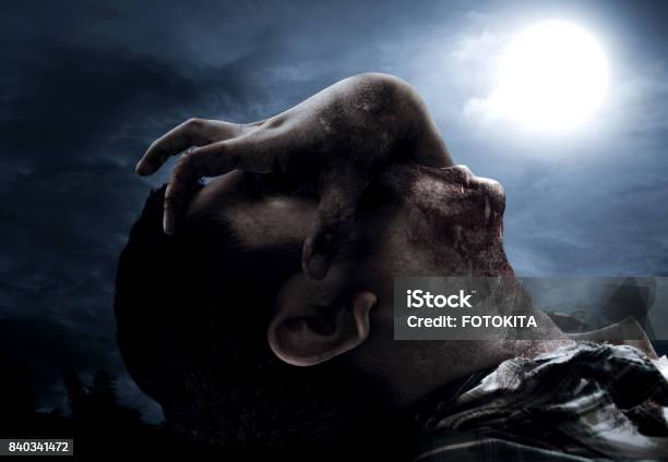 Man Possessed Stock Photo - Download Image Now - Hand, Exorcism, Vampire