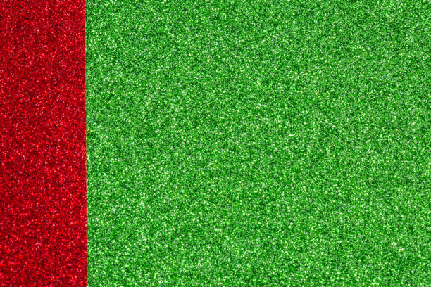 istock Green and Red Sparkling Background 840349412