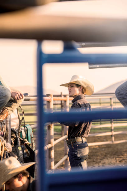 istock Cowboy at a Rodeo 840355840
