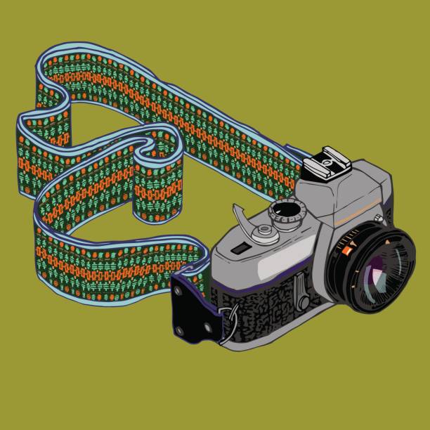 Film Camera vector art illustration