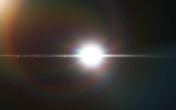 istock Abstract digital lens flare background, Flare Light , light leaks, overlays. 840369780