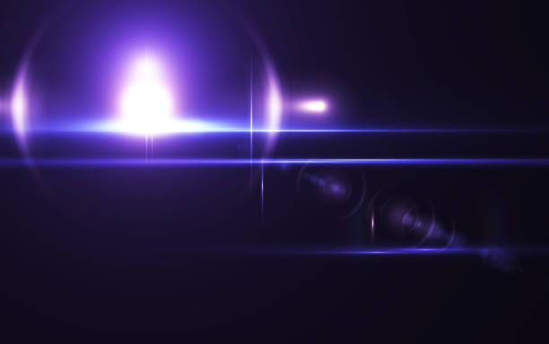 istock Abstract digital lens flare background, Flare Light , light leaks, overlays. 840369812