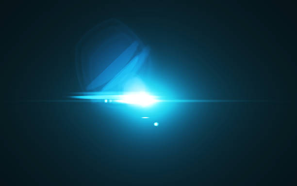 istock Abstract digital lens flare background, Flare Light , light leaks, overlays. 840369866