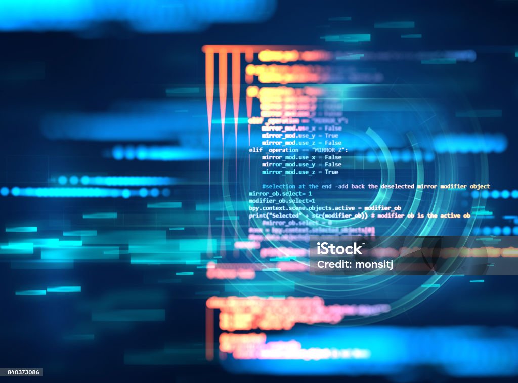 Programming Code Abstract Technology Background Of Software Developer ...