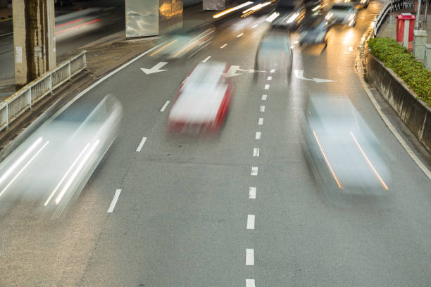 istock Cars running on the road 840373274