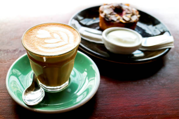 istock Latte and friand 840373382