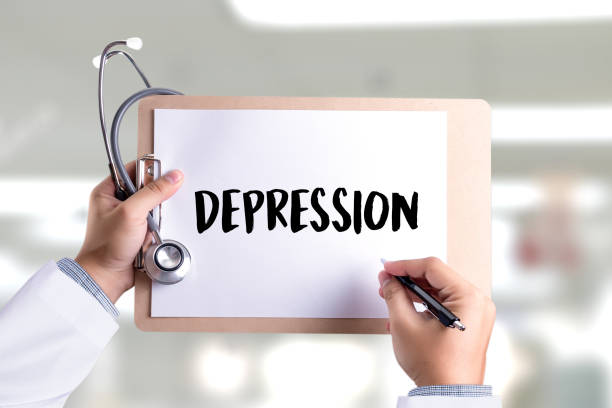 istock DEPRESSION miserable depressed , Depression and its consequences, Depressed emotions concept , alone in depression 840379108