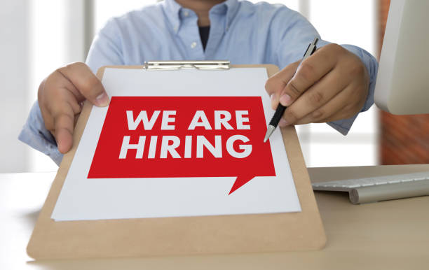 istock WE ARE HIRING Human Resources Interview professionals working fine Recruitment Job 840379244
