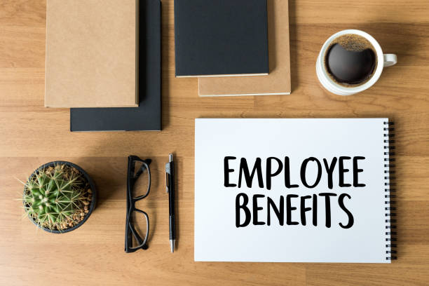EMPLOYEE BENEFITS  TECHNOLOGY COMMUNICATION definition highlighted EMPLOYEE BENEFITS  TECHNOLOGY COMMUNICATION definition highlighted benefits stock pictures, royalty-free photos & images