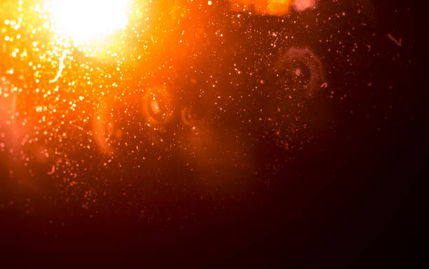 istock Abstract digital lens flare background, Flare Light , light leaks, overlays. 840391930