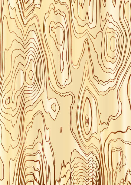 Wood grain vector art illustration