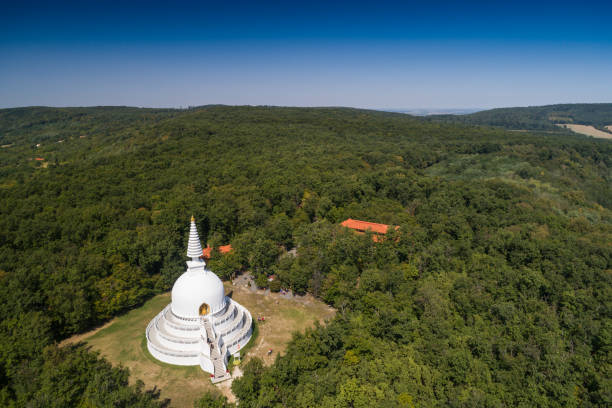 istock Peace Stupa in Zalaszanto, Hungary 840401024