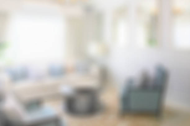 istock Defocus background living room in modern interior style 840405308