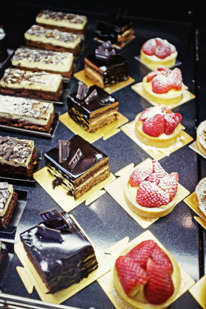 istock Selection of tempting desserts at bakery or restaurant 840412530