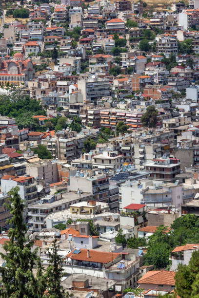 istock Panoramic view of Lamia City, Greece 840424452