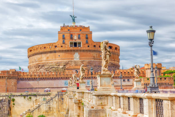 istock The Tiber River, Ponte Sant'Angelo Bridge, Sant'Angelo Castle. Rome. 840430742