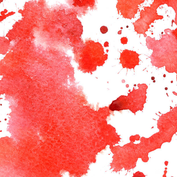 istock Bloodstain watercolor design.Halloween background. Hand draw illustration. 840440714