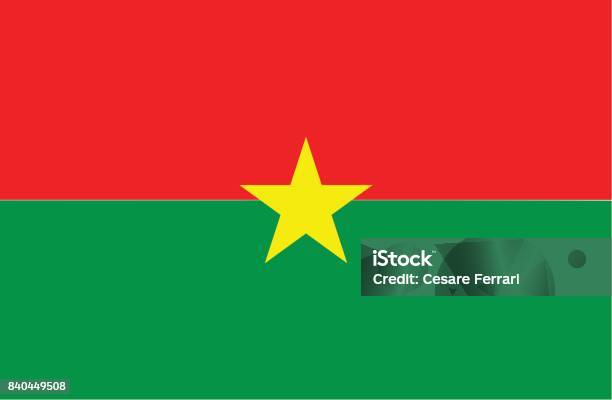 Flagge Von Burkina Faso Stock Vektor Art und mehr Bilder von Burkina Faso - Burkina Faso, Farbton, Flagge