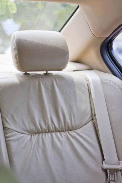 istock Rear car seat and Seat belt. 840450724