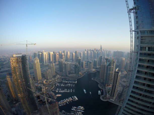istock Dubai Marina aerial view 840452234