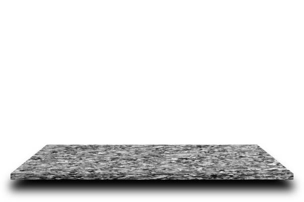 istock top of mable stone isolated on white background 840457228