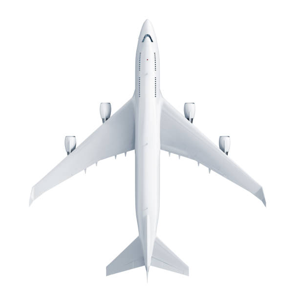 istock Airplane isolated on white background 840457386