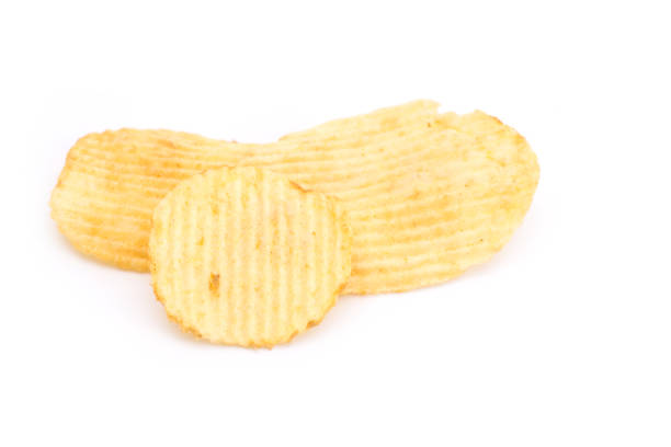 istock potato chip isolated on white background close-up 840462282