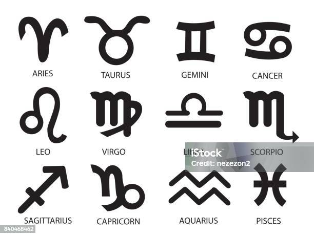Horoscope Naissance Zodiac Star Signs Vector Illustration Vecteurs libres de droits et plus d'images vectorielles de Signe du scorpion