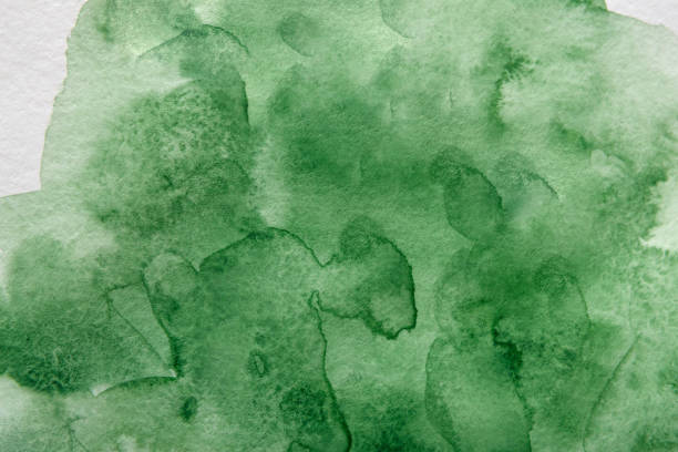 istock Abstract watercolor spot painted texture background 840469448