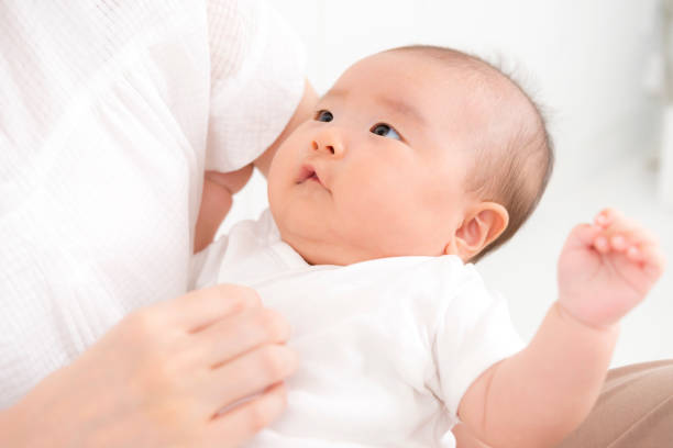 Baby in a mother's embrace