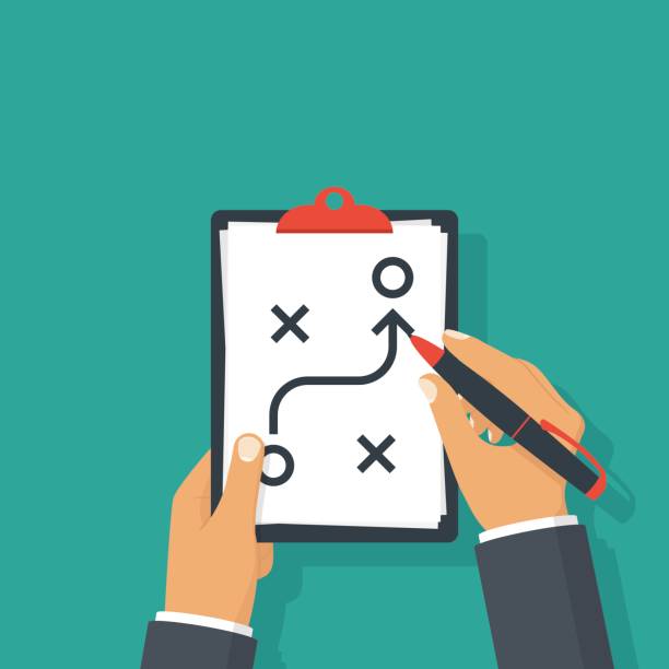 Planning Strategy Concept Stock Illustration - Download Image Now - Coach,  Clipboard, Icon - iStock