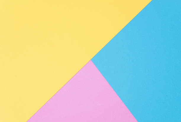 istock Flat lay, paper pastel colors for texture background. 840491566