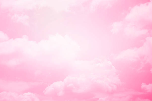 fantasy soft cloud with pastel gradient color stock photo
