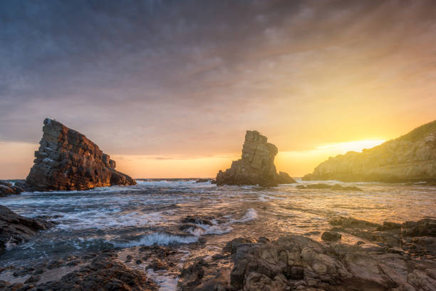 istock Rock formation near Sinemoretz, Bulgaria 840496196