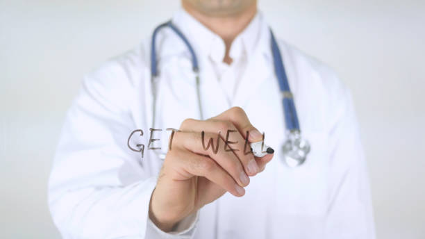 istock Get Well, Doctor Writing on Glass 840497090