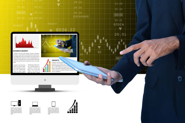 istock Business man makes financial assessment 840500740