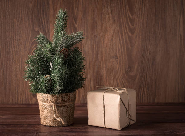 istock Christmas concept on wooden background 840501366