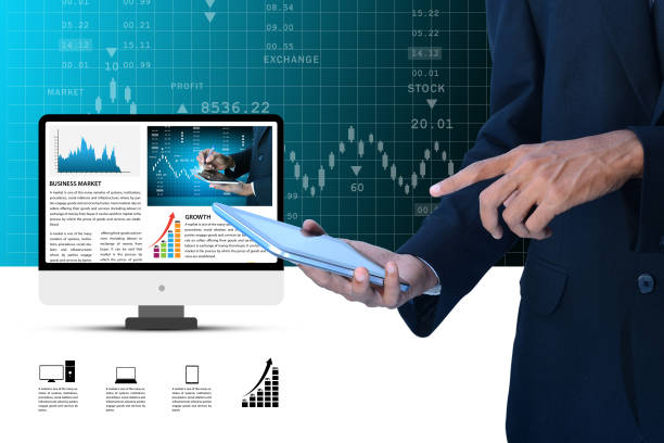 istock Business man makes financial assessment 840504800