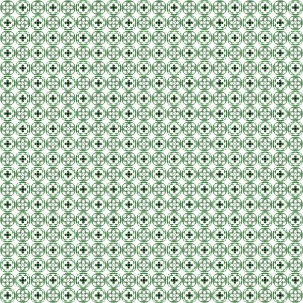 Photo of Seamless abstract grunge green texture fractal patterns